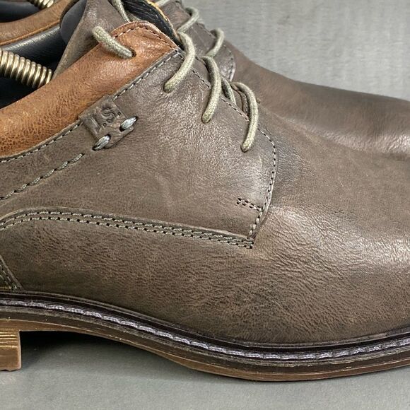 josef seibel Earl Plain Toe leather comfort Derby Oxford shoes mens size 12 - Picture 2 of 10